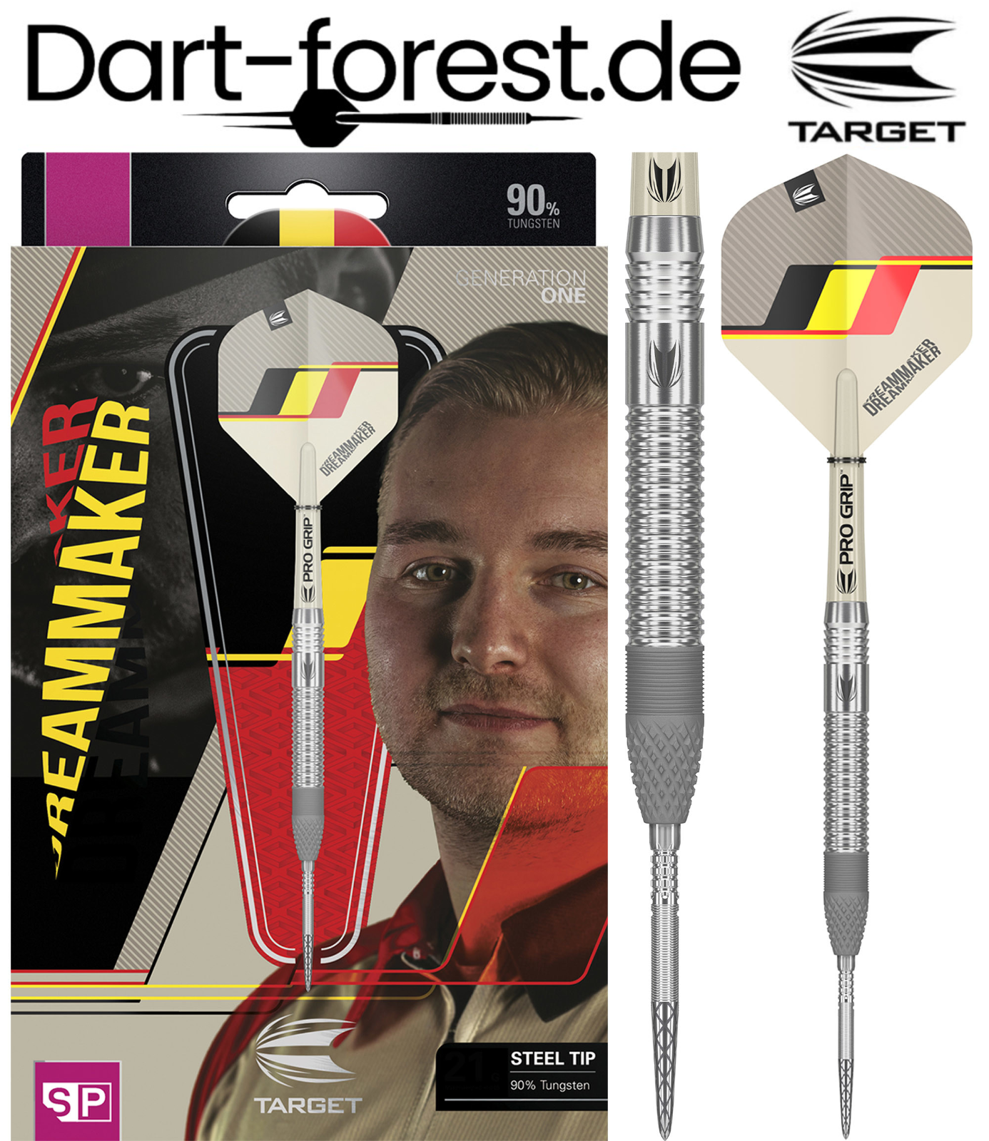 Target - Dimitri van den Bergh G1 Swiss Point - Steeldart