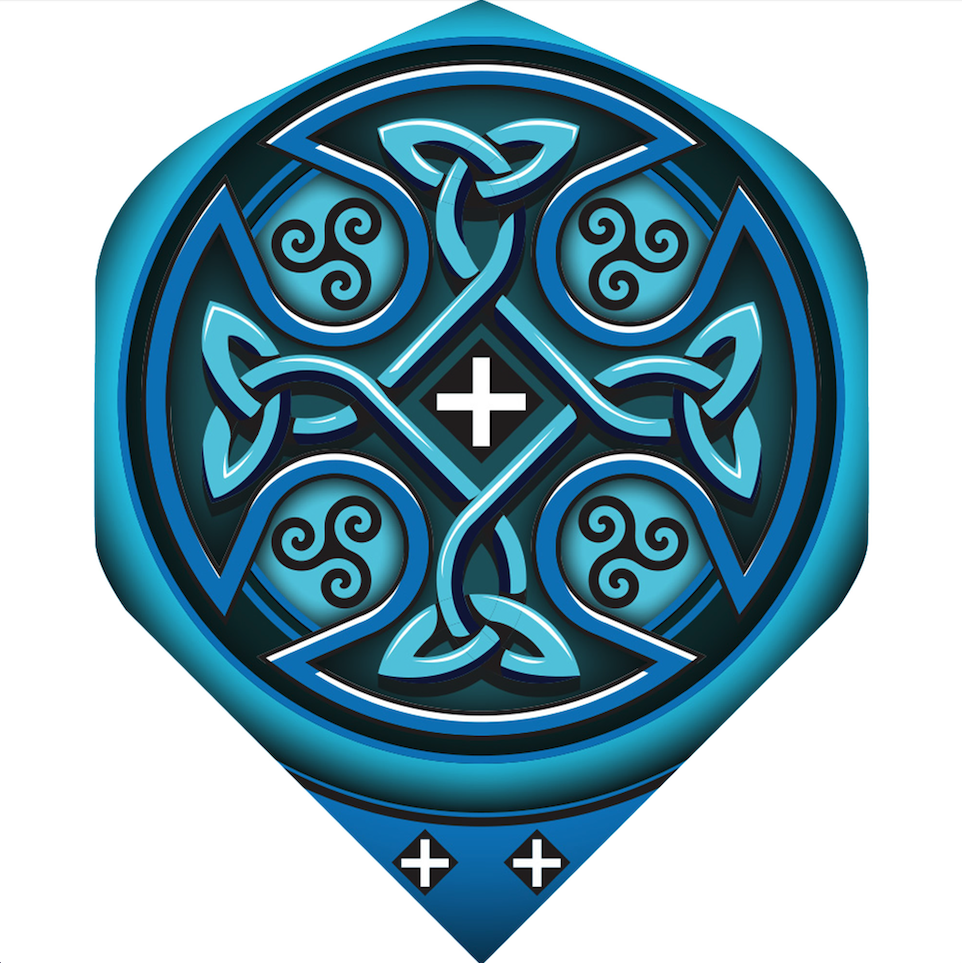 Shot Flights 6x Celt Trinity Standard 100 Mikron Dart Flight Darts Dartflight 2er Set (6x Flights) 2er Set (6x Flights)