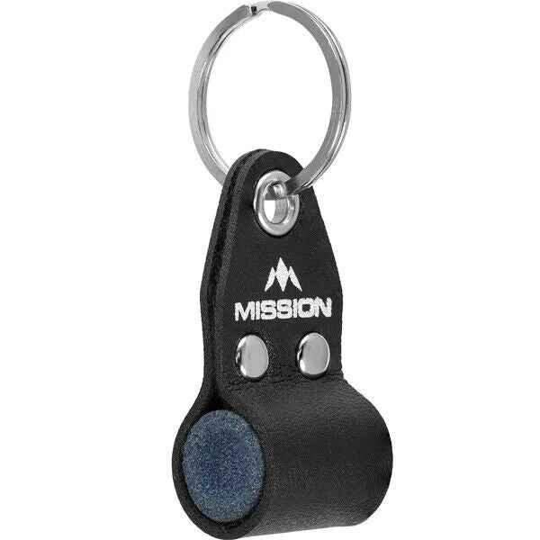 Mission Dart-Tasche mit Schlüsselring, schwarz, für Darts und Dartzubehör