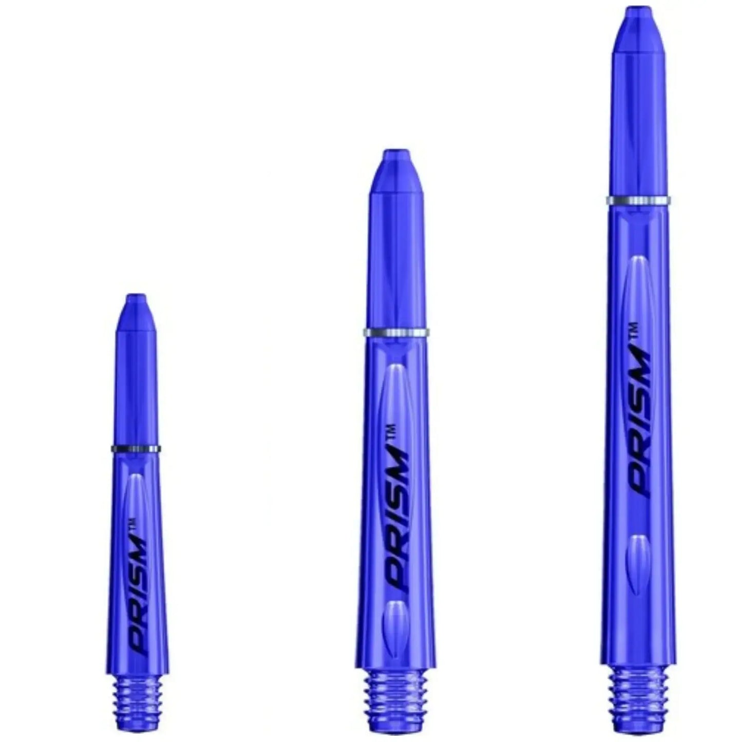 Blaue Prism™ Dartflights in drei Größen für präzises Werfen