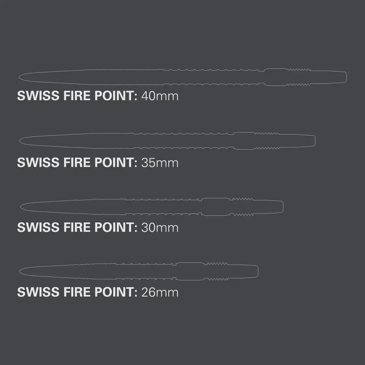 Target - Swiss Point Firepoint Spitzen - Black