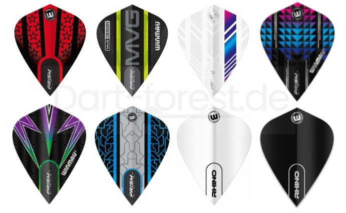 Winmau - Kite Flight - Kite - Dart forest