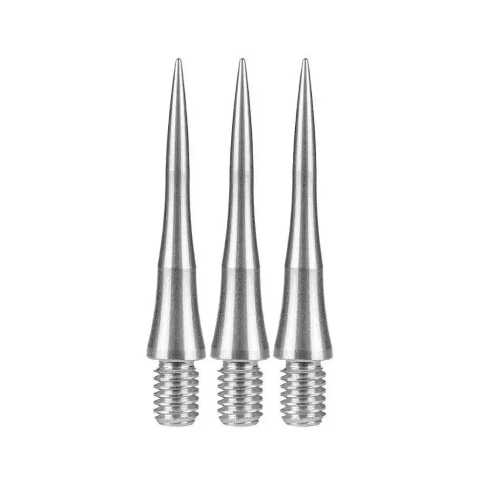 Dartspitzen aus Metall, spitz zulaufend mit Gewinde für Dartpfeile