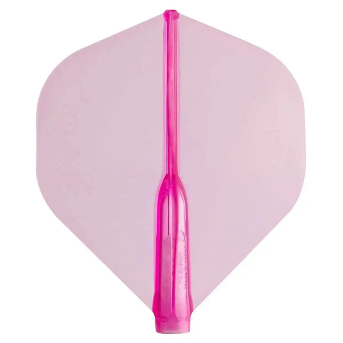 Rosa Dartflügel mit pinkem Shaft, ideal für Dartsport und Dartzubehör