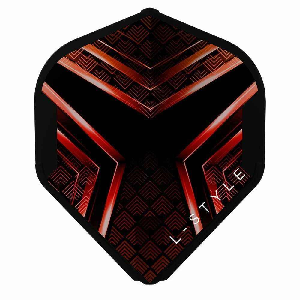 L-Style Darts - Signatur Flight GENESIS EZ L1 Standard Flights BLACK/Red Dart