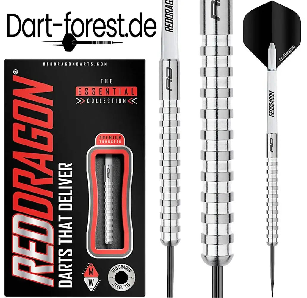 Red Dragon Essential Collection Dartpfeile mit Stahltipps, Premium Tungsten, ideal für Dartspieler