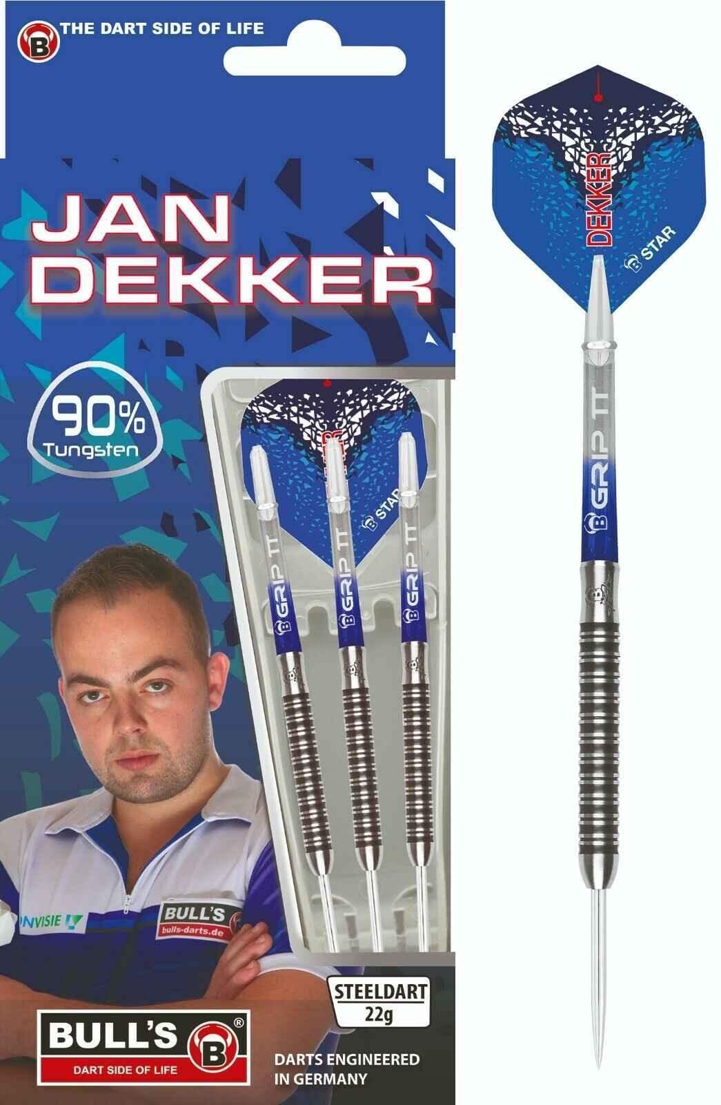 Bull´s - Jan Dekker Steeldarts 22g Dartpfeile Bulls Steel Dart Darts