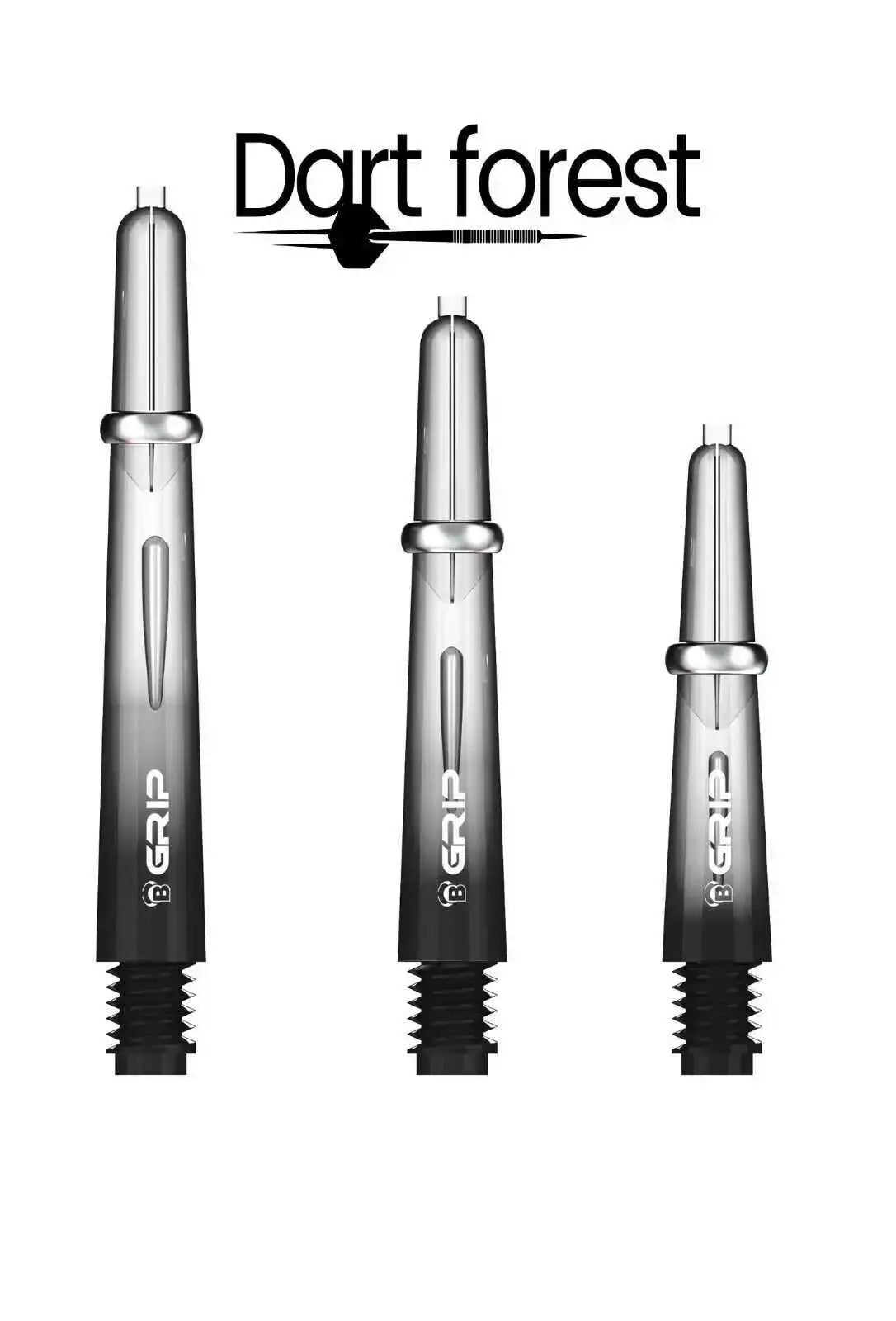 Dart Forest GRIP Dartshafts in drei Größen – robuste Dartszubehör für präzises Werfen