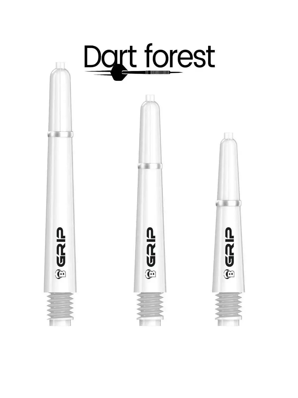 Dart Forest GRIP Dartshafts – transparente Dartschäfte mit Grifffunktion für präzises Werfen