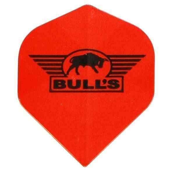 Roter Bull's Dartflügel mit Logo – Dartzubehör für Präzision und Stil