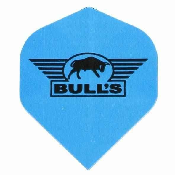 Bull's Dartflügel blau mit Logo – Dartzubehör für Präzision und Stil