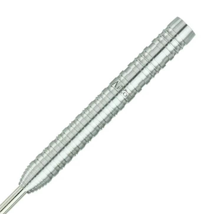 L-Style Dartpfeil mit geriffeltem Griff, metallisch, für präzises Werfen