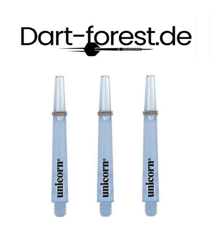 Unicorn - Gripper III 3 Mirage Blue Shafts SHORT (35mm) Kurz Shaft Dart Blau