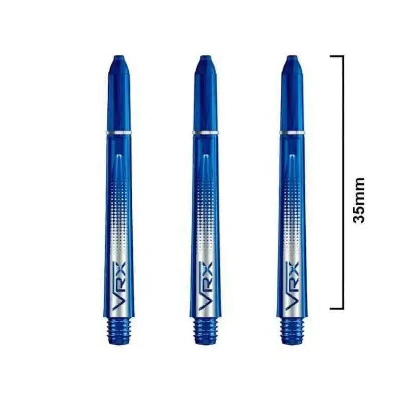 Blau-silberne VRX Dartpfeile, 35mm lang, ideal für Dart-Spieler