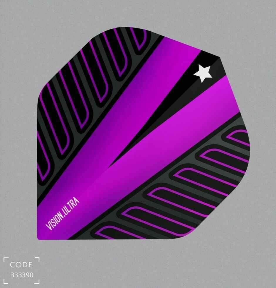 Target -6er- Voltage Vision Purple Flight Standard No2 Flights 100 Micron Dart