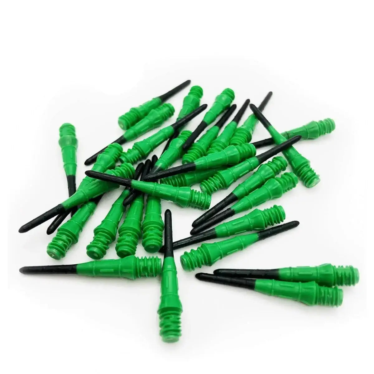 Grüne Dartspitzen mit schwarzen Spitzen für Darts – ideal für Dartspieler und Dartzubehör