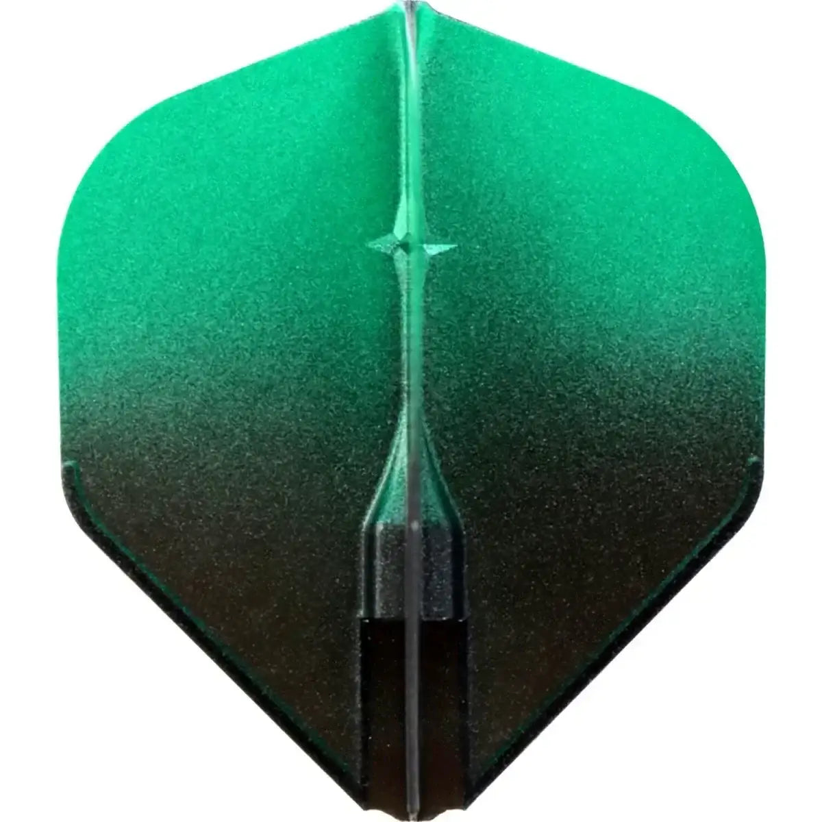 Grüne Dartscheibe mit schwarzem Gradienten, ideal für Dartspieler und Dartzubehör