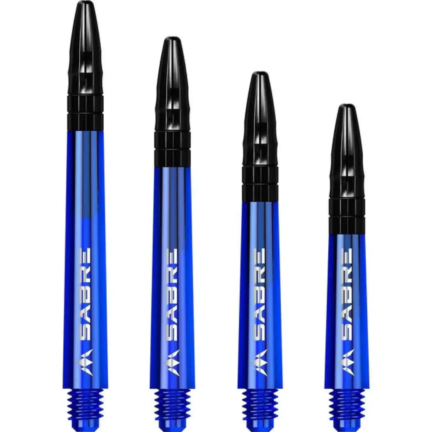 Blau-schwarze Sabre Dartpfeile, 4er Set, ideal für Dartspieler und Dartszubehör