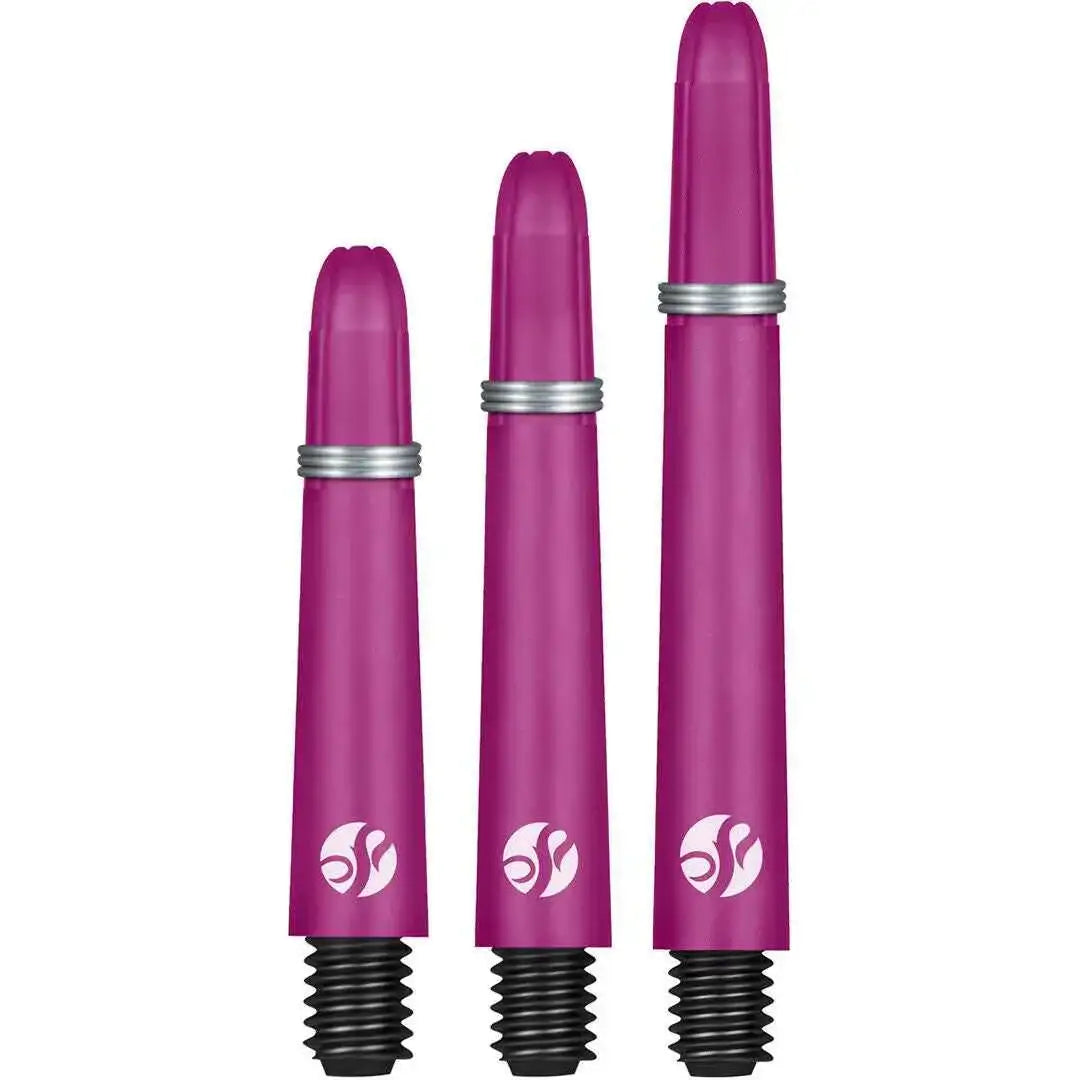 Dart Forest pink Darts mit silbernen Ringen und weißem Logo, ideal für Dart-Spieler