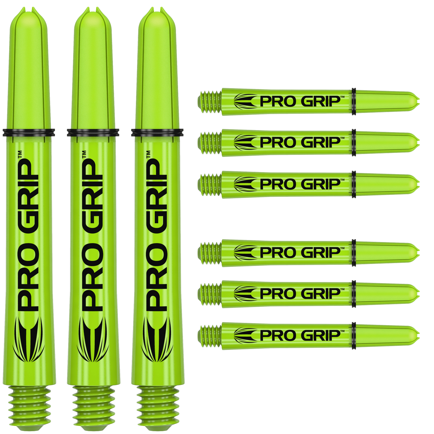 Target - Pro Grip 3er Set Shaft - Lime Green