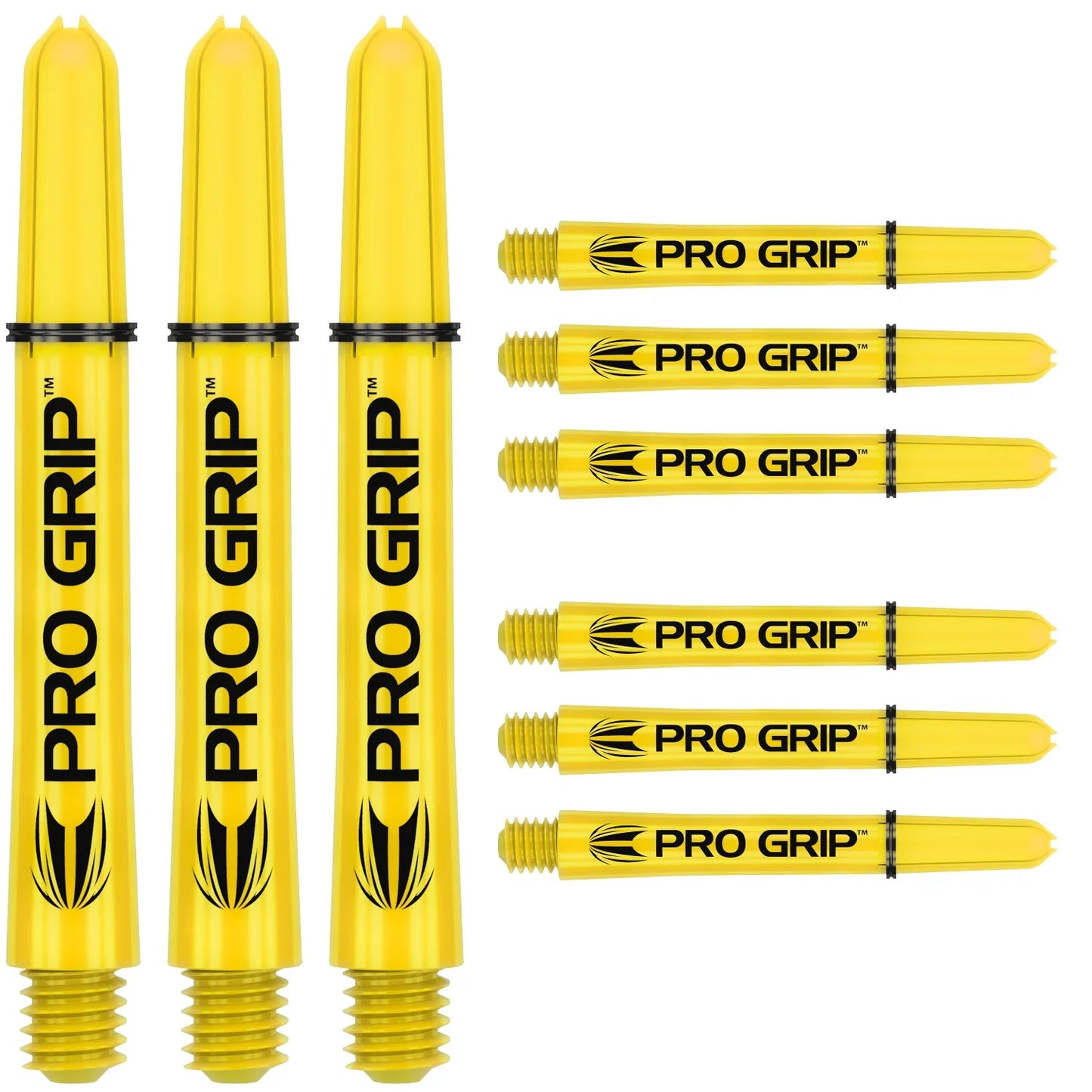 Target - Pro Grip 3er Set Shaft - Yellow - Dart forest