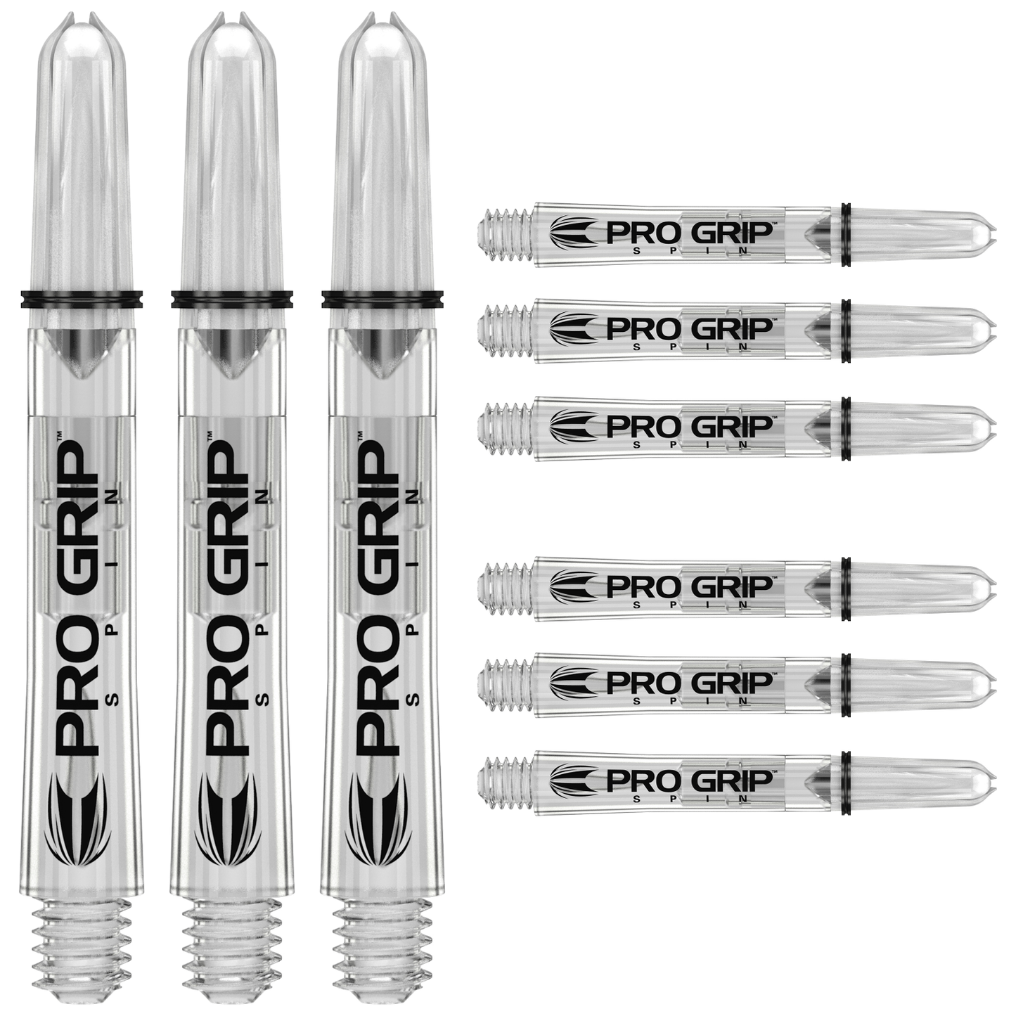 Target - Pro Grip Spin 3er Set Shaft - Clear