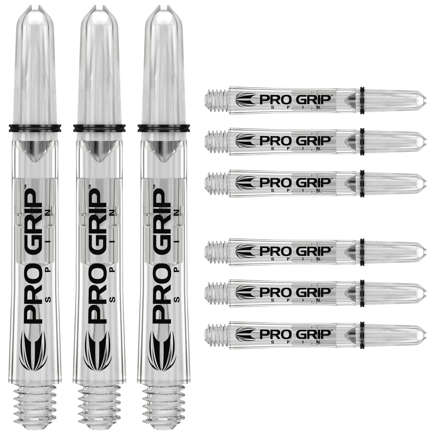 Target - Pro Grip Spin 3er Set Shaft - Clear - Dart forest