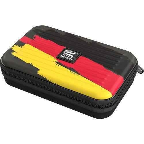 Target Dart Etui mit deutscher Flagge, schwarz, rot, gelb – ideal für Darts und Zubehör