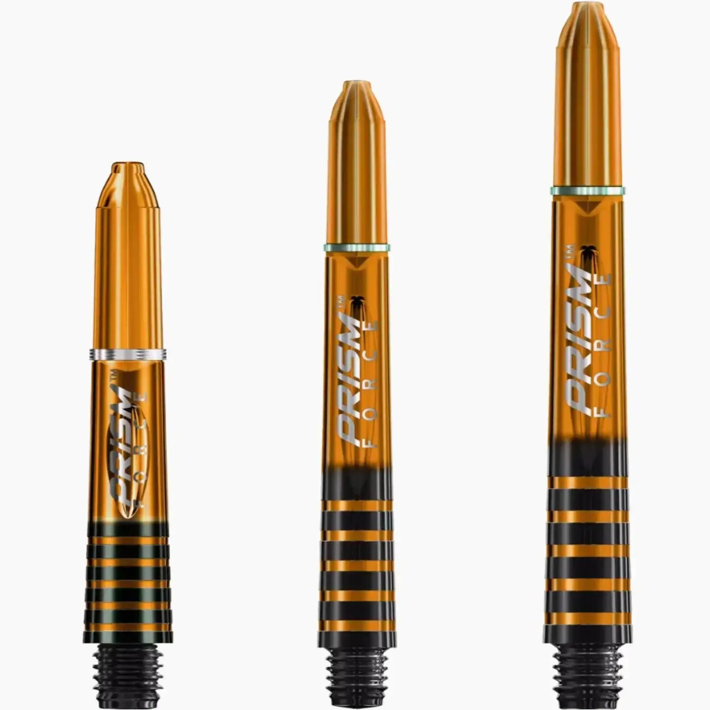 Prism Force Dartpfeile in Gold-Schwarz mit Streifen-Design