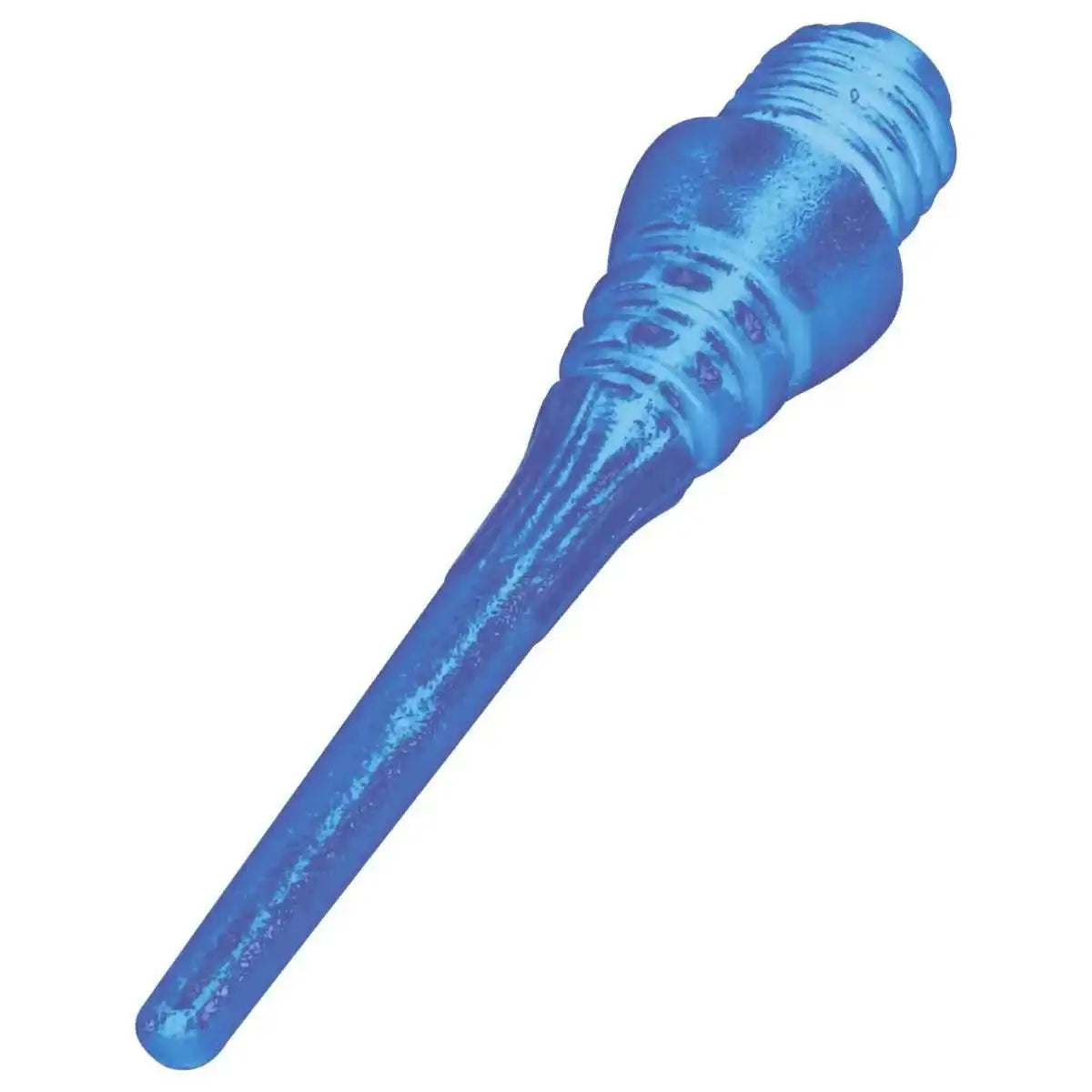 Blauer Dart-Shaft mit geriffeltem Griff für besseren Halt und Präzision beim Dartspielen