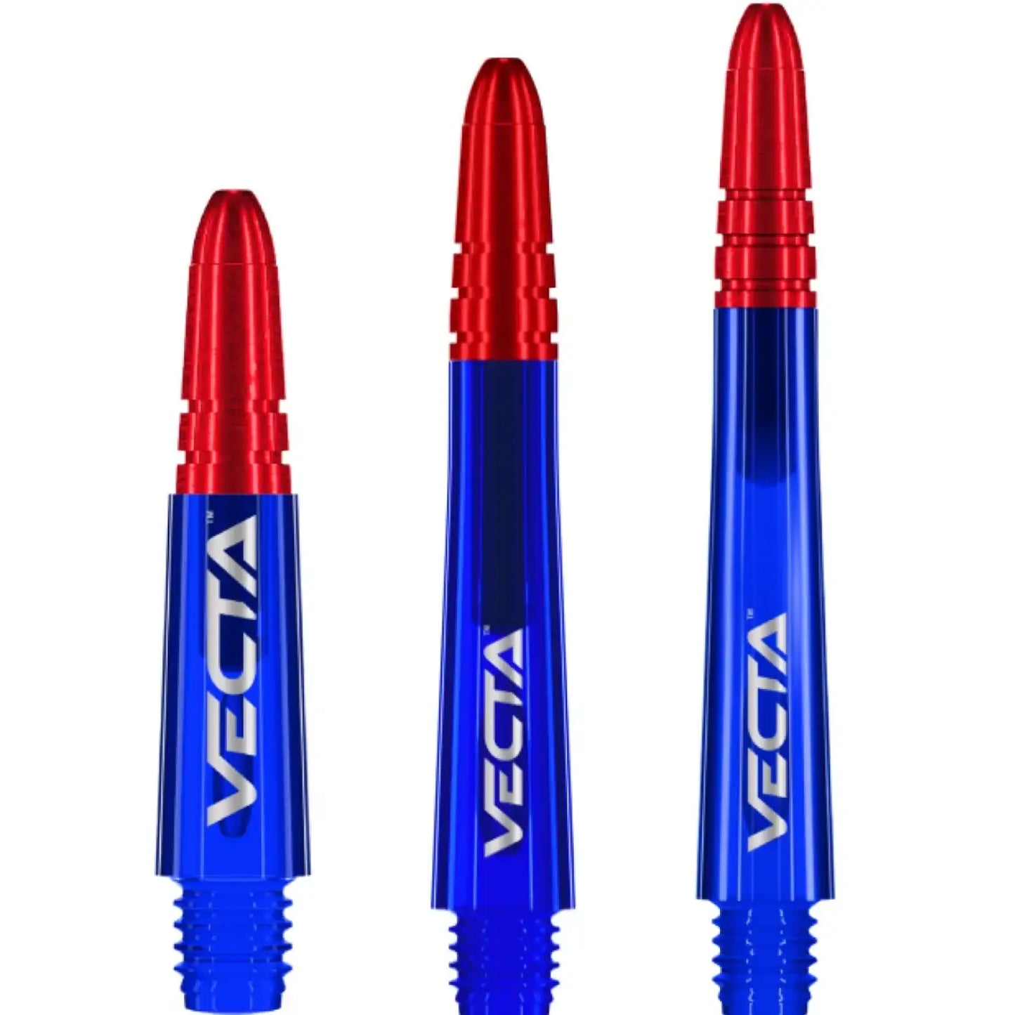 Vecta Dartpfeile in Blau-Rot, ideal für Dartspieler – hochwertiges Dartszubehör