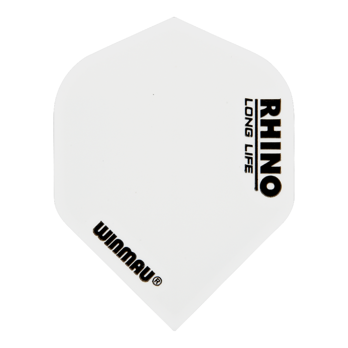 Winmau -6er- RHINO Plus Long Life White 150 Micron Flights Dart Flight Mikron 2er Set (6x Flights) 2er Set (6x Flights)