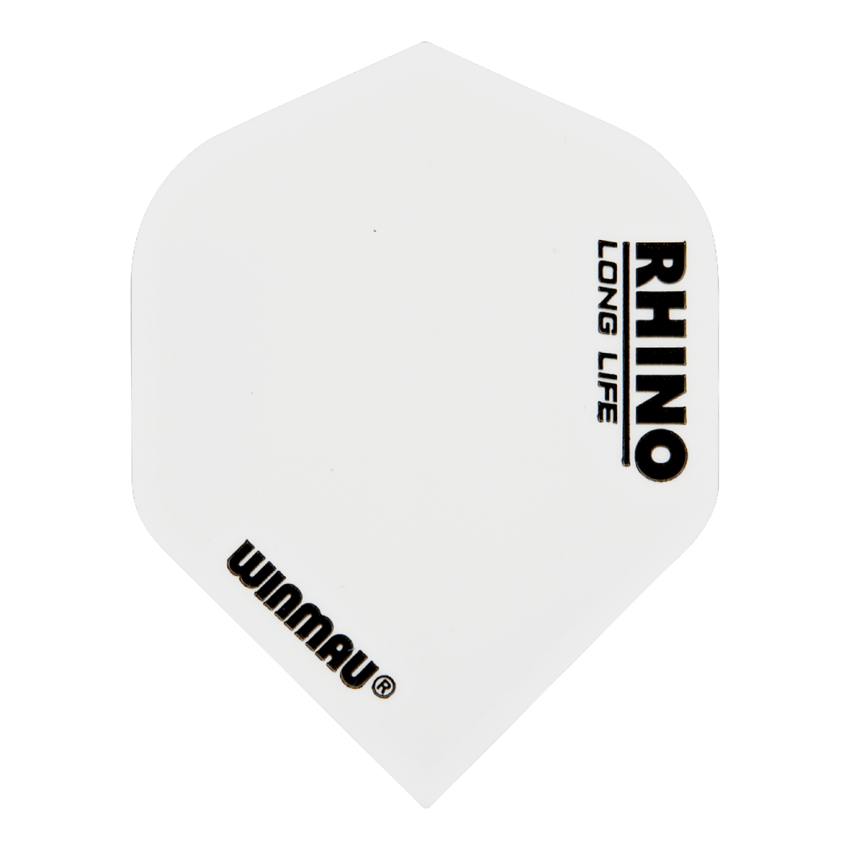Winmau -6er- RHINO Plus Long Life White 150 Micron Flights Dart Flight Mikron 2er Set (6x Flights) 2er Set (6x Flights)