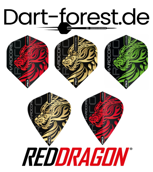Red Dragon - Jonny Clayton Hardcore Flight - Standard No2 + Kite