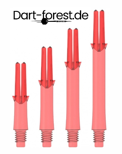 L-Style - L-Shaft Lock Straight - Clear Red