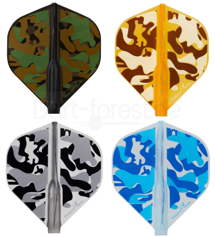 Cosmo Darts - Fit Flights Air Flight Camoulage - Standard No2 - Dart forest