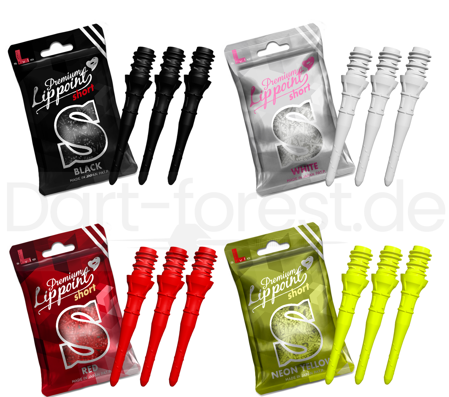 L-Style - Premium Lippoint Short - 30er Pack - Dart forest