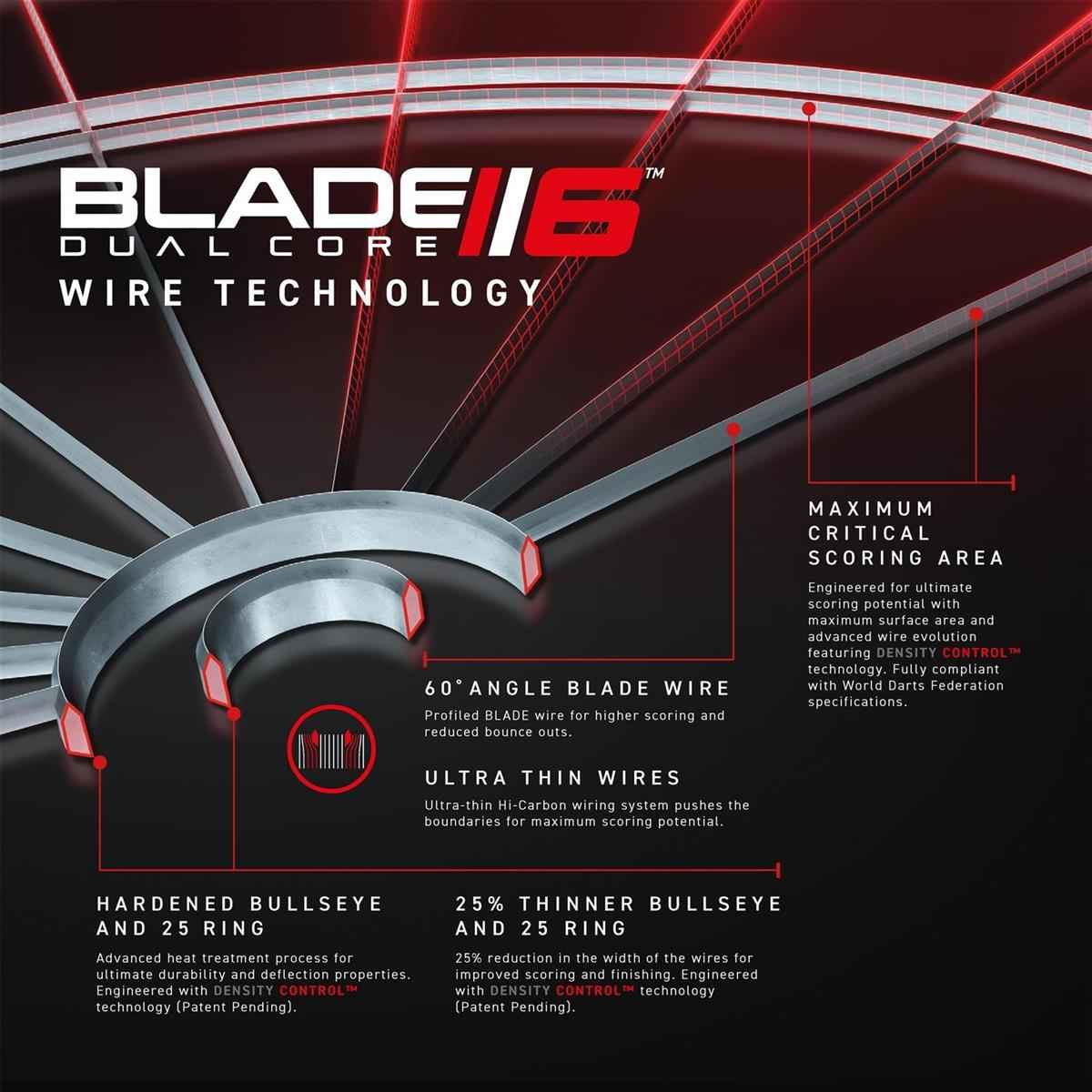 Winmau - Blade 6 Dual Core - Dartboard