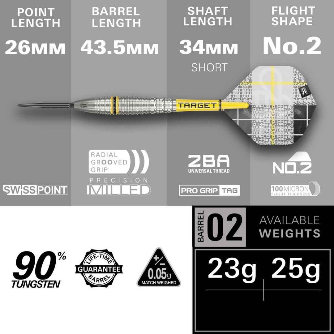 Target - Scott Williams G2 - Steeldart