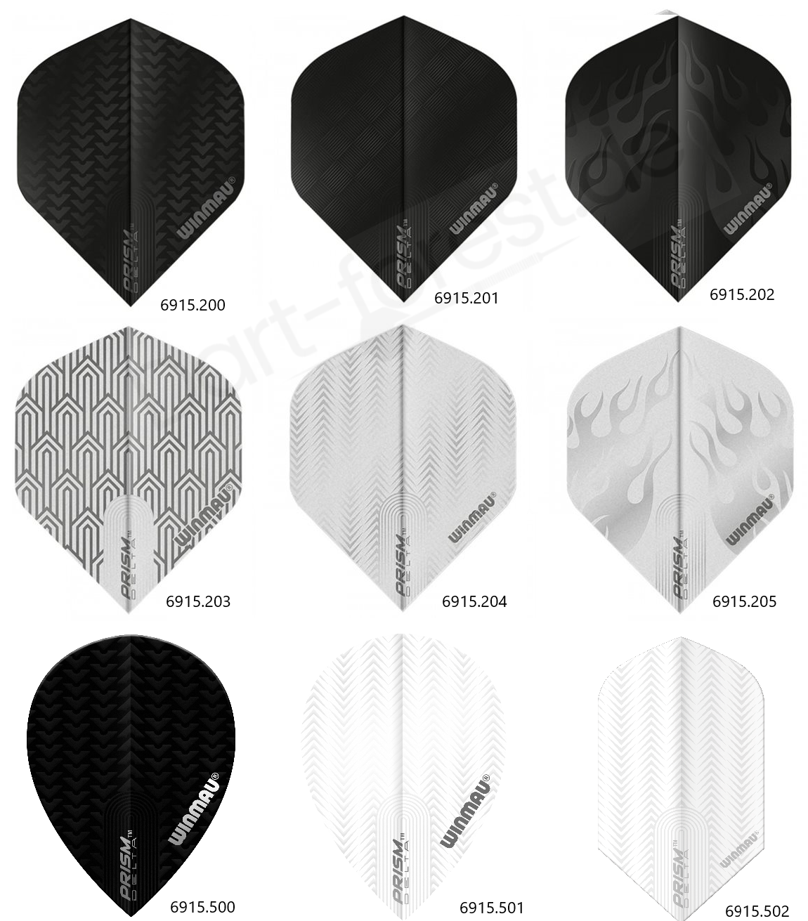 Winmau - Prism Delta - Flight - Dart forest