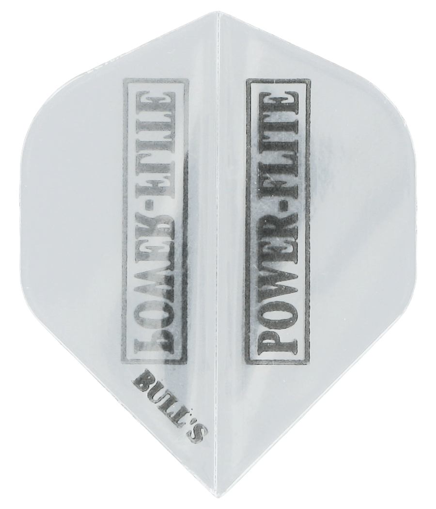 Bulls -6x- Power Flite Flight Clear Standard Dart flights Bull´s Transparent 2er Set (6x Flights) 2er Set (6x Flights)