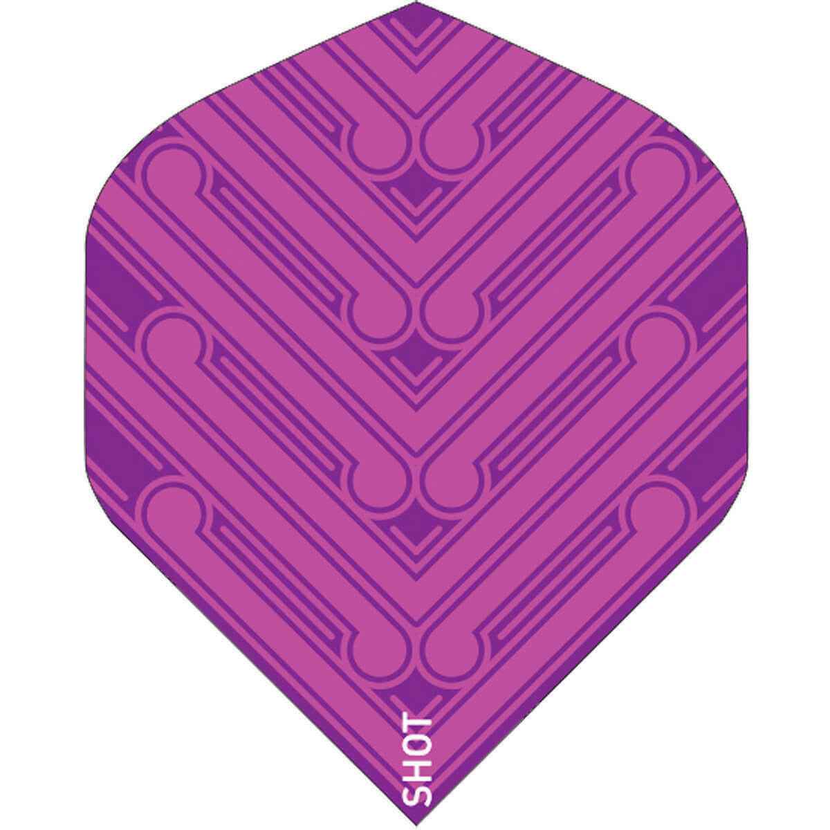 Shot Flights 6x Manu Pink Standard 100 Mikron Dart Flight Darts Dartflight No2 2er Set (6x Flights) 2er Set (6x Flights)