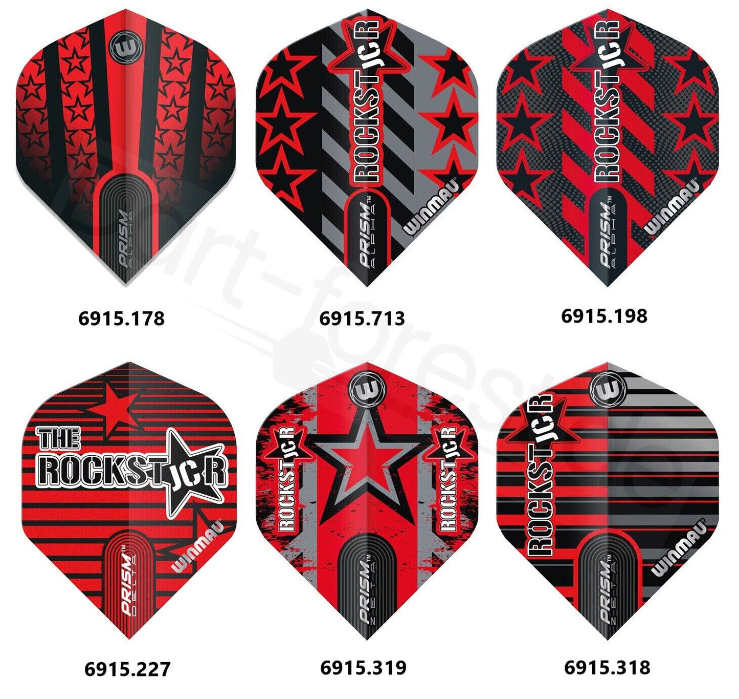 Winmau - Joe Cullen Rockstar Pro Designs Flight - Standard No2