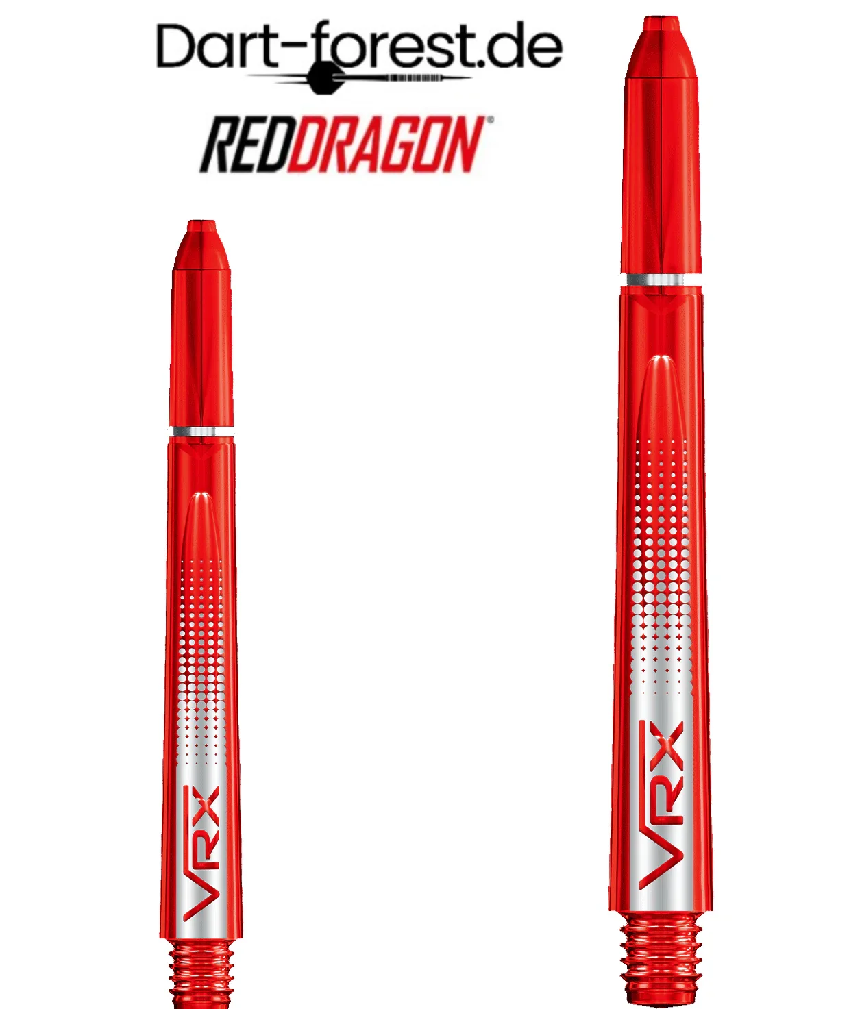 Red Dragon Shafts VRX Red in verschiedene Längen Shaft Dart Schaft Reddragon Länge Short = 35,0mm - Dart forest