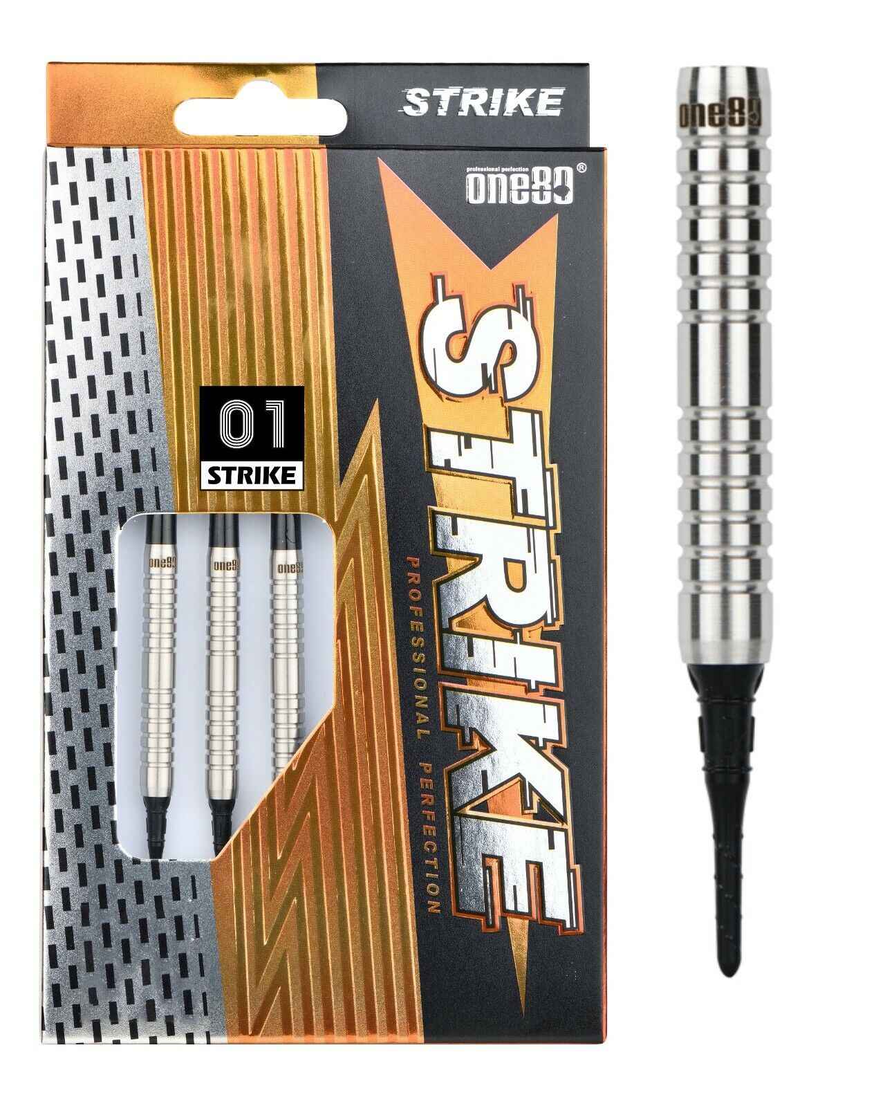One80 - Strike 01 18g Softdarts Dartpfeile 80% Tungsten Wolfram E Dart Darts
