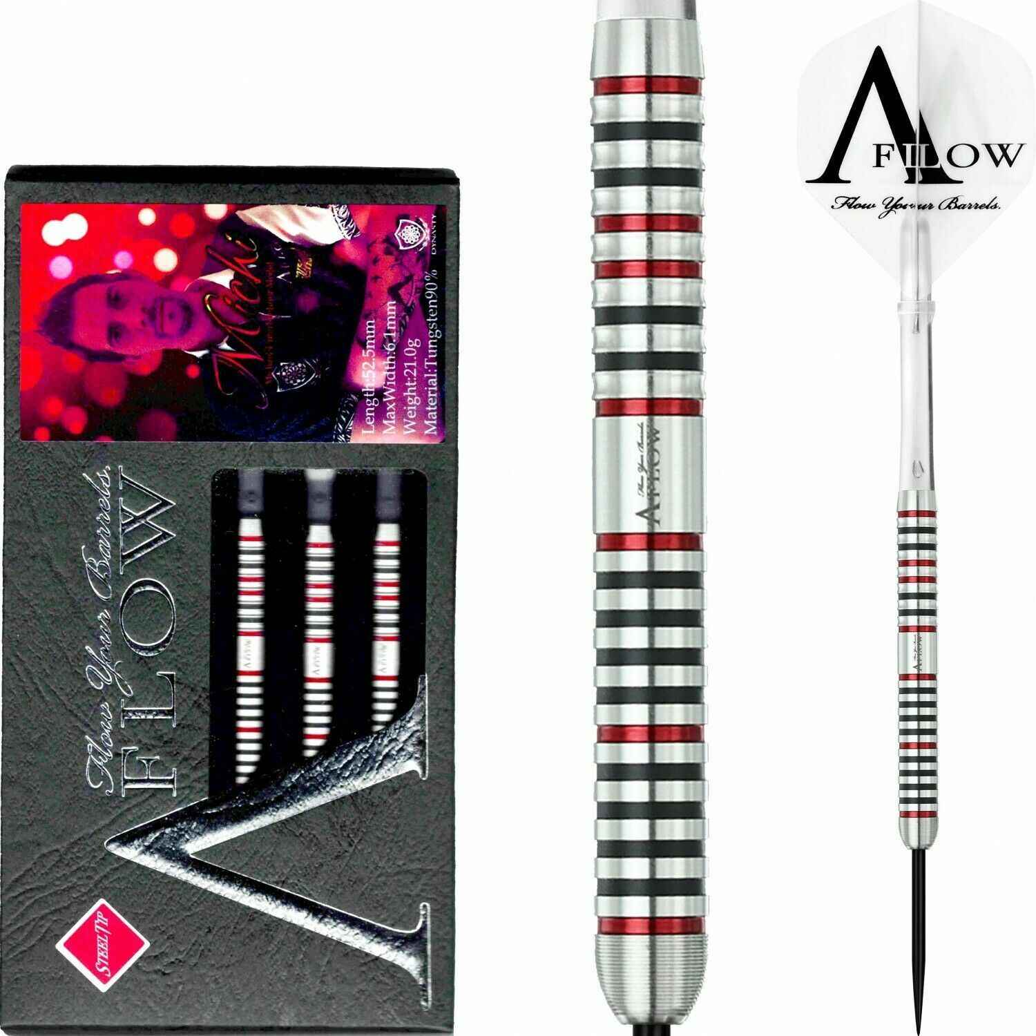 Dynasty - Michael Unterbuchner MICHI 23g Steeldarts A Flow Dart Steel Gen1 Darts
