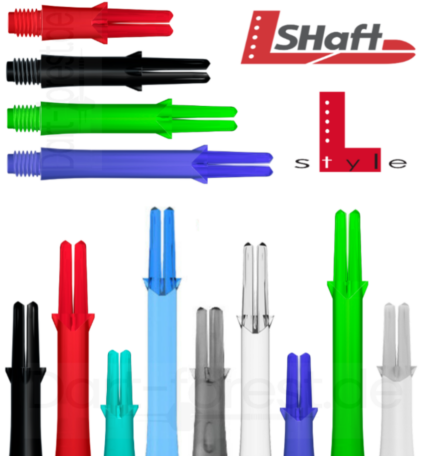 L-Style - L-Shaft Lock Straight - Black