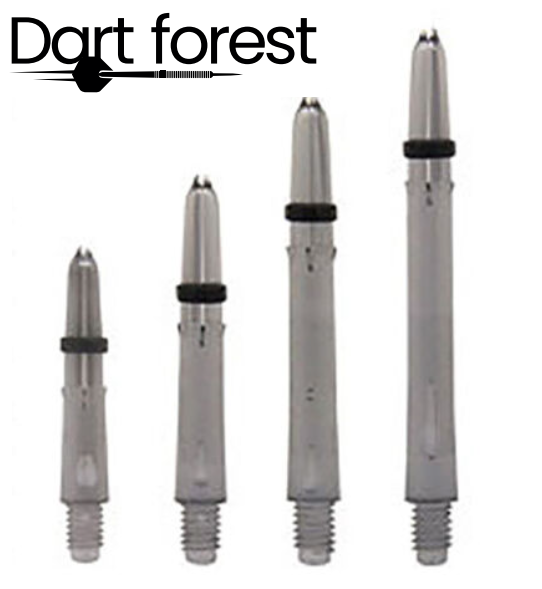 L-Style - Laro Shaft Clear Black verschiedene Größen Darts Shafts Dart Schwarz Länge 260 Intermediate