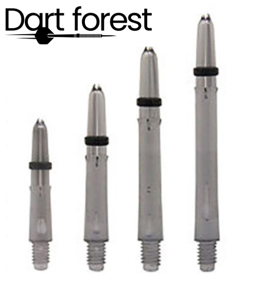 L-Style - Laro Shaft Clear Black verschiedene Größen Darts Shafts Dart Schwarz Länge 260 Intermediate