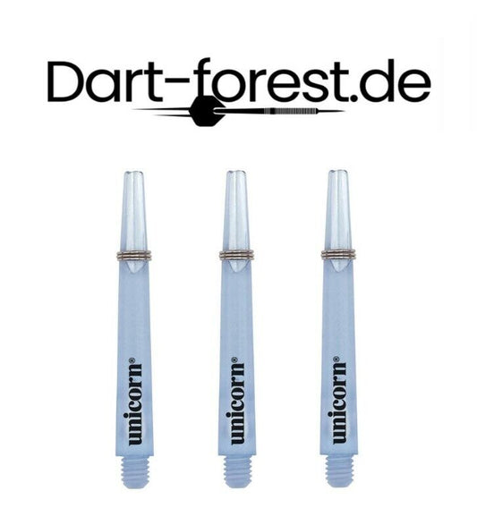 Unicorn - Gripper III 3 Mirage Blue Shafts SHORT (35mm) Kurz Shaft Dart Blau